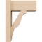 Ekena Millwork 6-in W x 12-in D x 16-in H Funston Block Rough Cedar Woodgrain TimberThane Outlooker, Primed Tan OUTUR060X12X16FST44RCPR - alternate 6